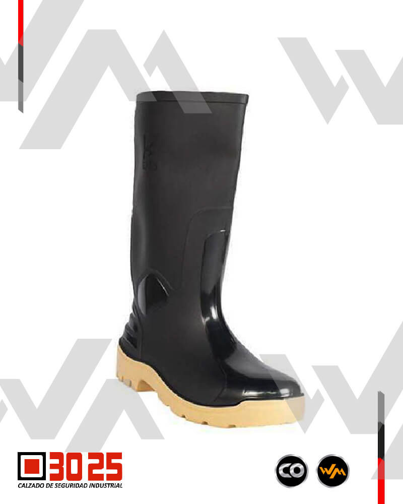 Bota ATS PVC 701 crepe con puntera metálica (3025) Cormancol